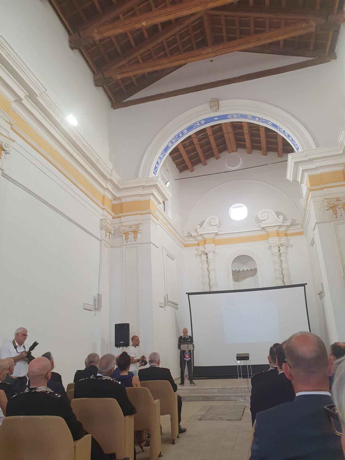 In piazza Roma la sede del Noe dei Carabinieri di Caltanissetta -
