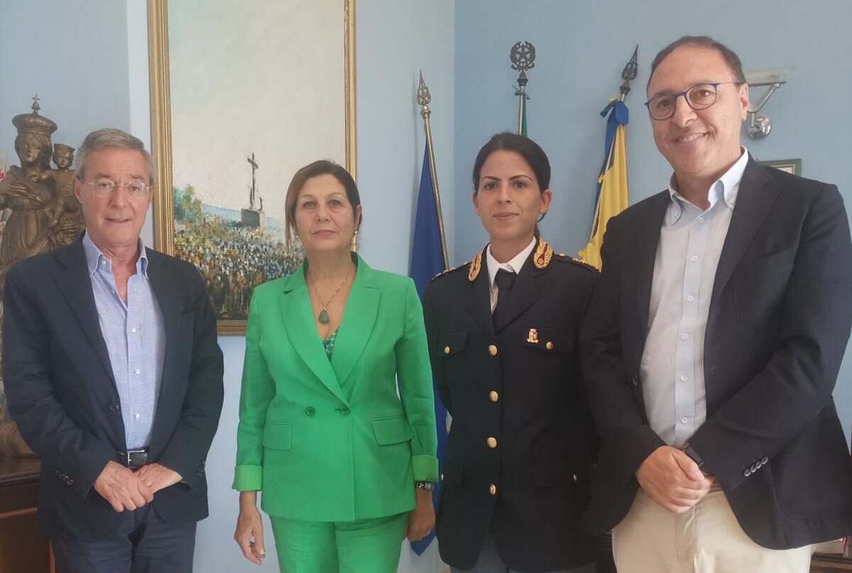 Il Questore di Caltanissetta in visita al Comune di Gela - qrf