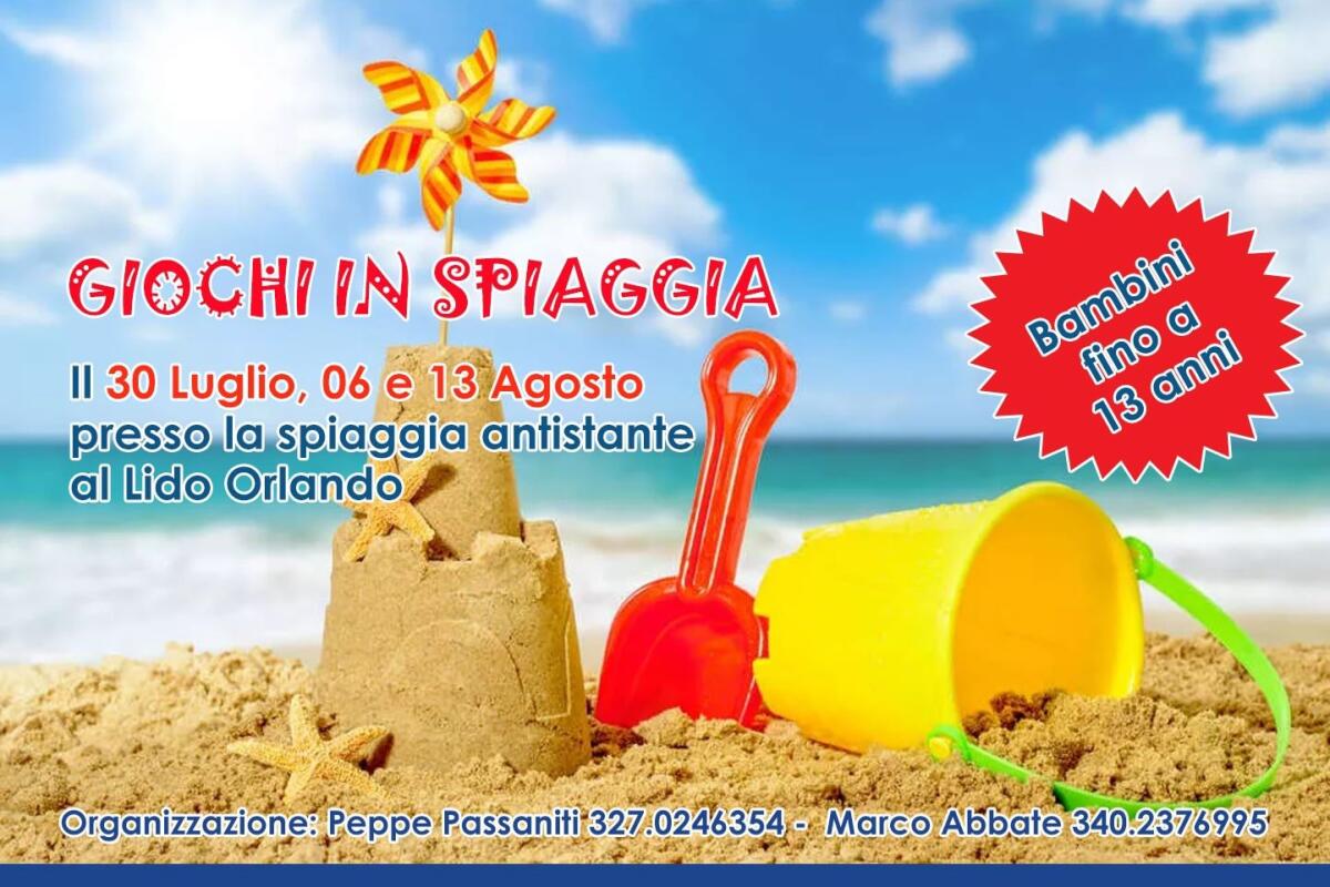 Giochi di spiaggia ‘fai da te’ a Manfria -