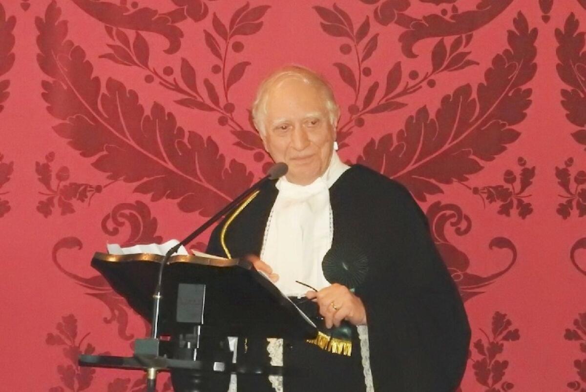 Al congresso di fisica, il candidato al Nobel Francesco Iachello - 