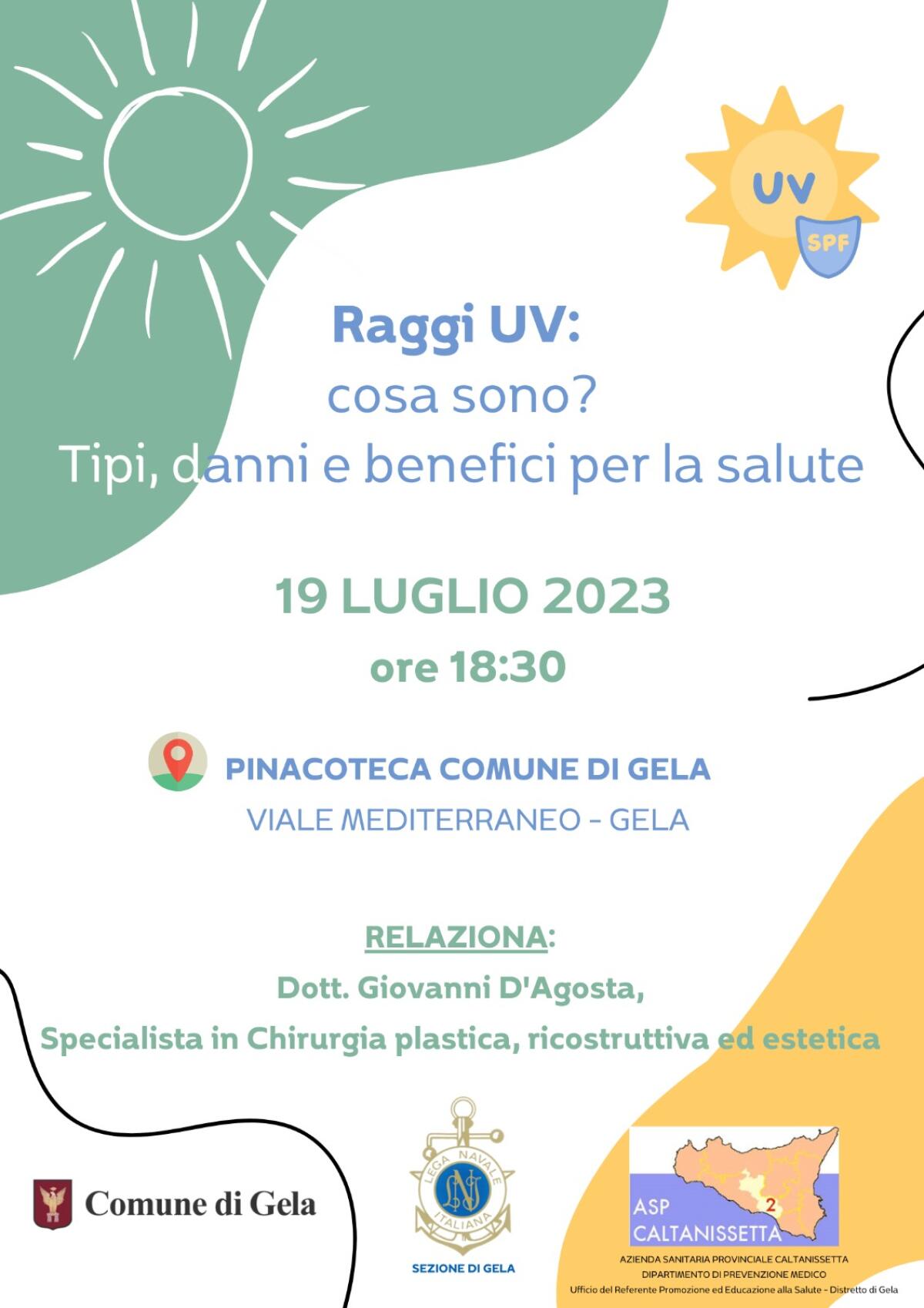 Una conferenza sul tema dei raggi ultravioletti - 