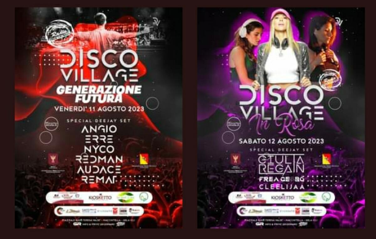 Tutti in pista con Disco Village -