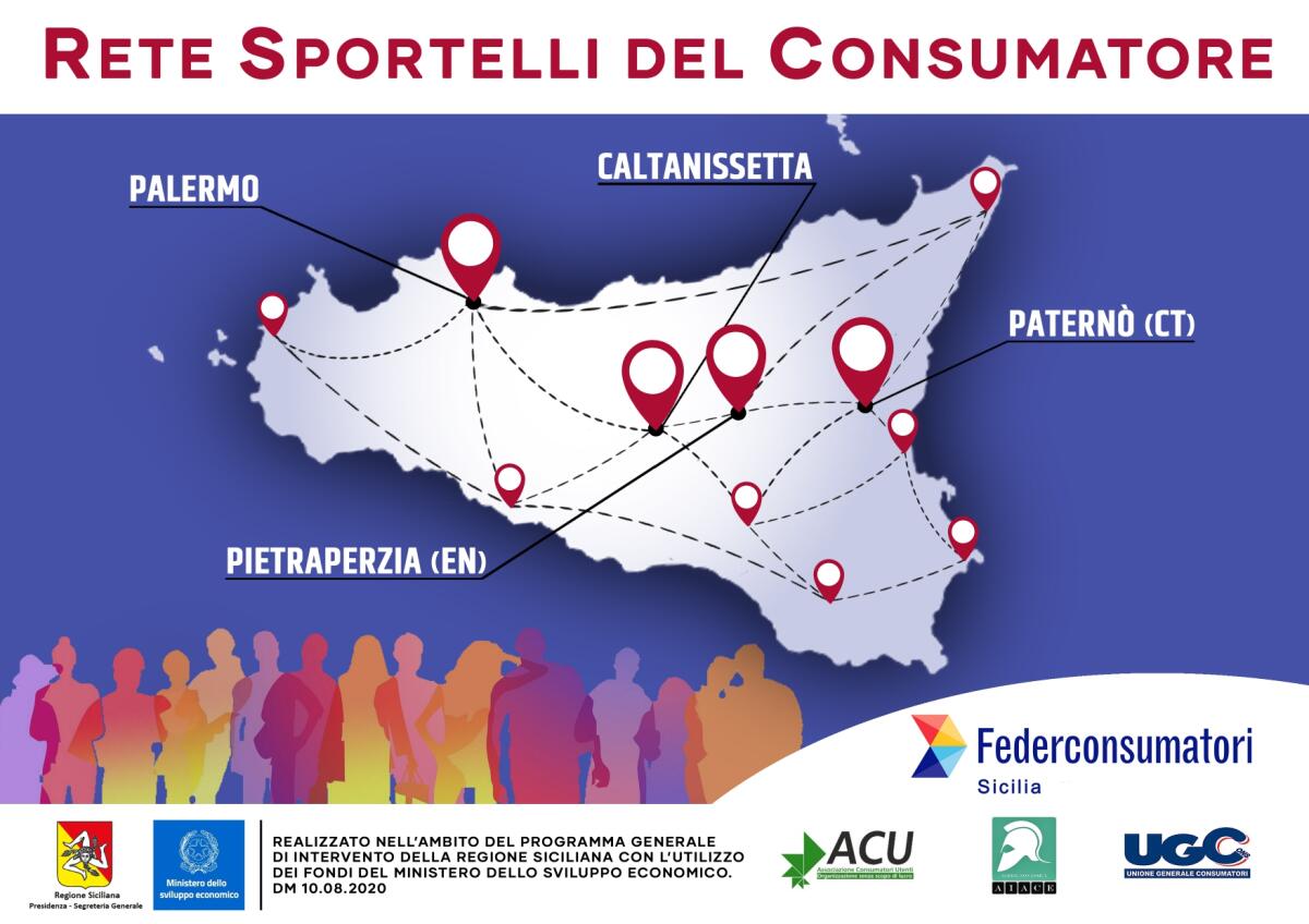 Successo per il progetto &#8220;lo sportello del consumatore&#8221; in Sicilia:in 5 mesi assistiti 2500 utenti - 
