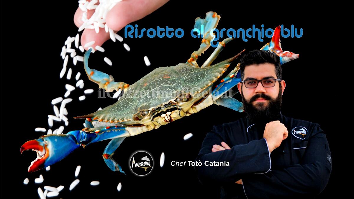 Lo chef Totò Catania propone: Risotto al granchio blu -