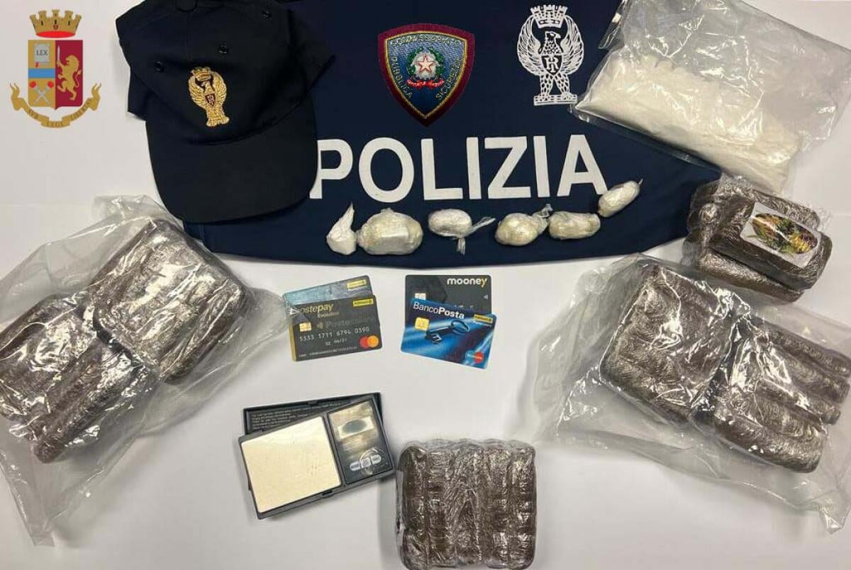 Comiso: Operazione antidroga della Polizia. Arrestato un giovane incensurato e sequestrati cocaina e hashish - 