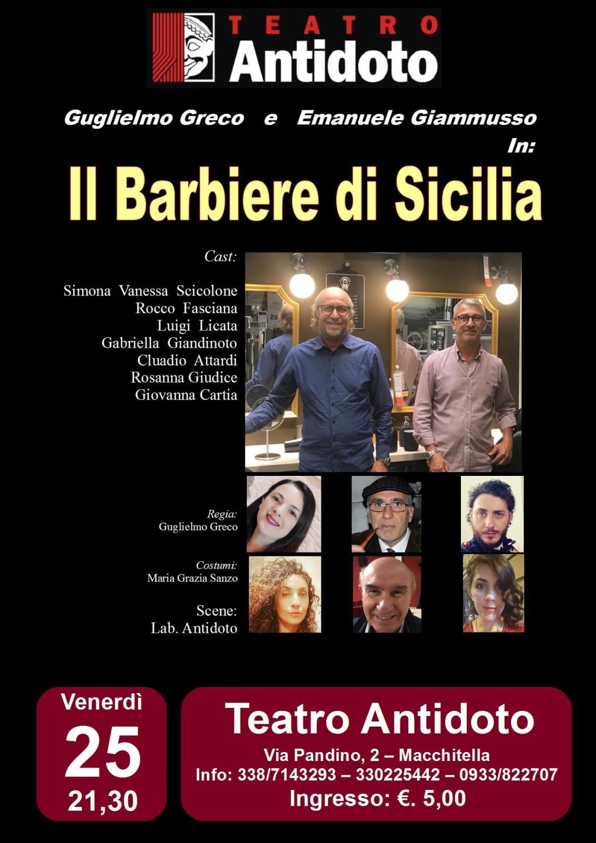 Al Teatro Antidoto “Il Barbiere di Sicilia” -