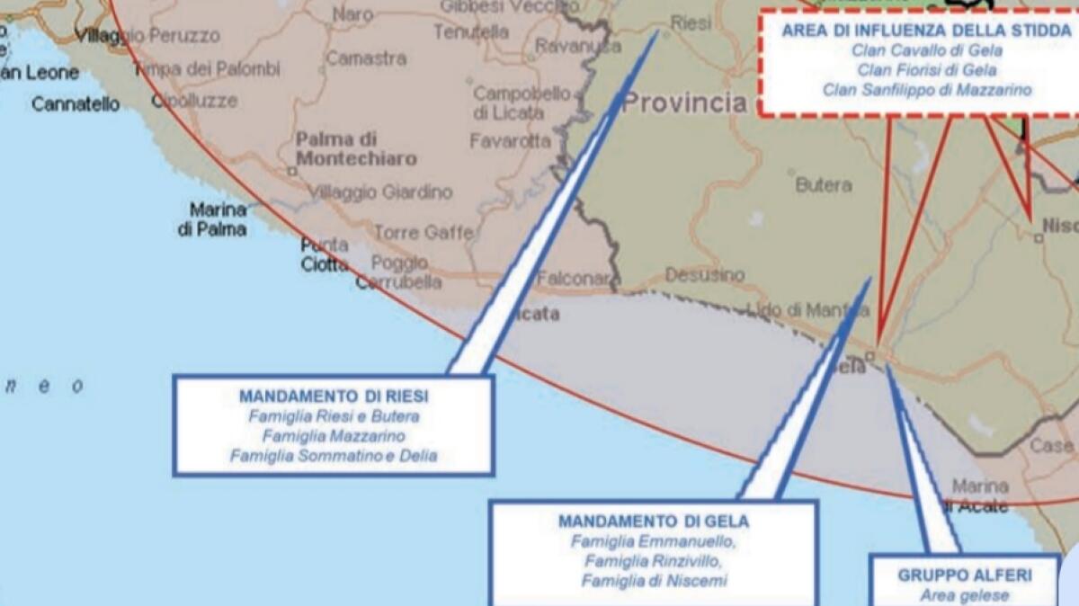 Cosa Nostra silente ma infiltrata ovunque nel Nisseno. Stidda influente a Gela e a Niscemi - 