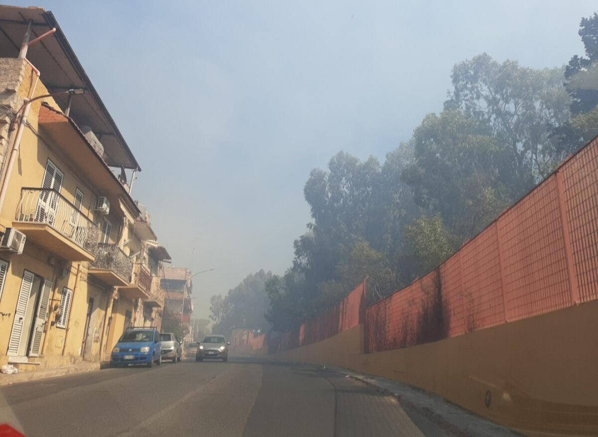 Incendio a ridosso area archeologica: allarme rientrato - 