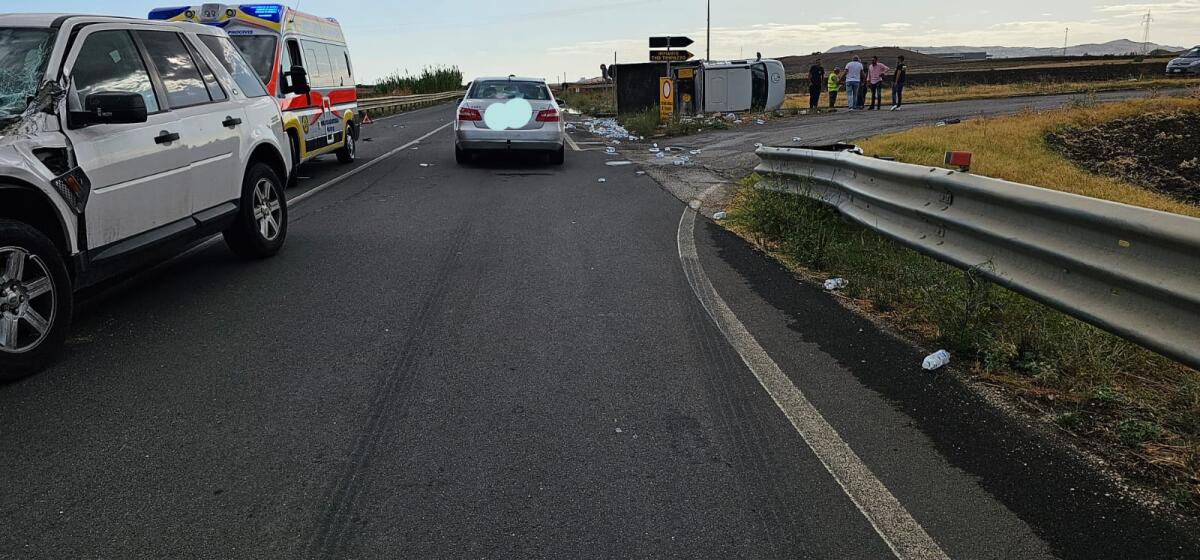 Incidente stradale sulla Ss 417 -