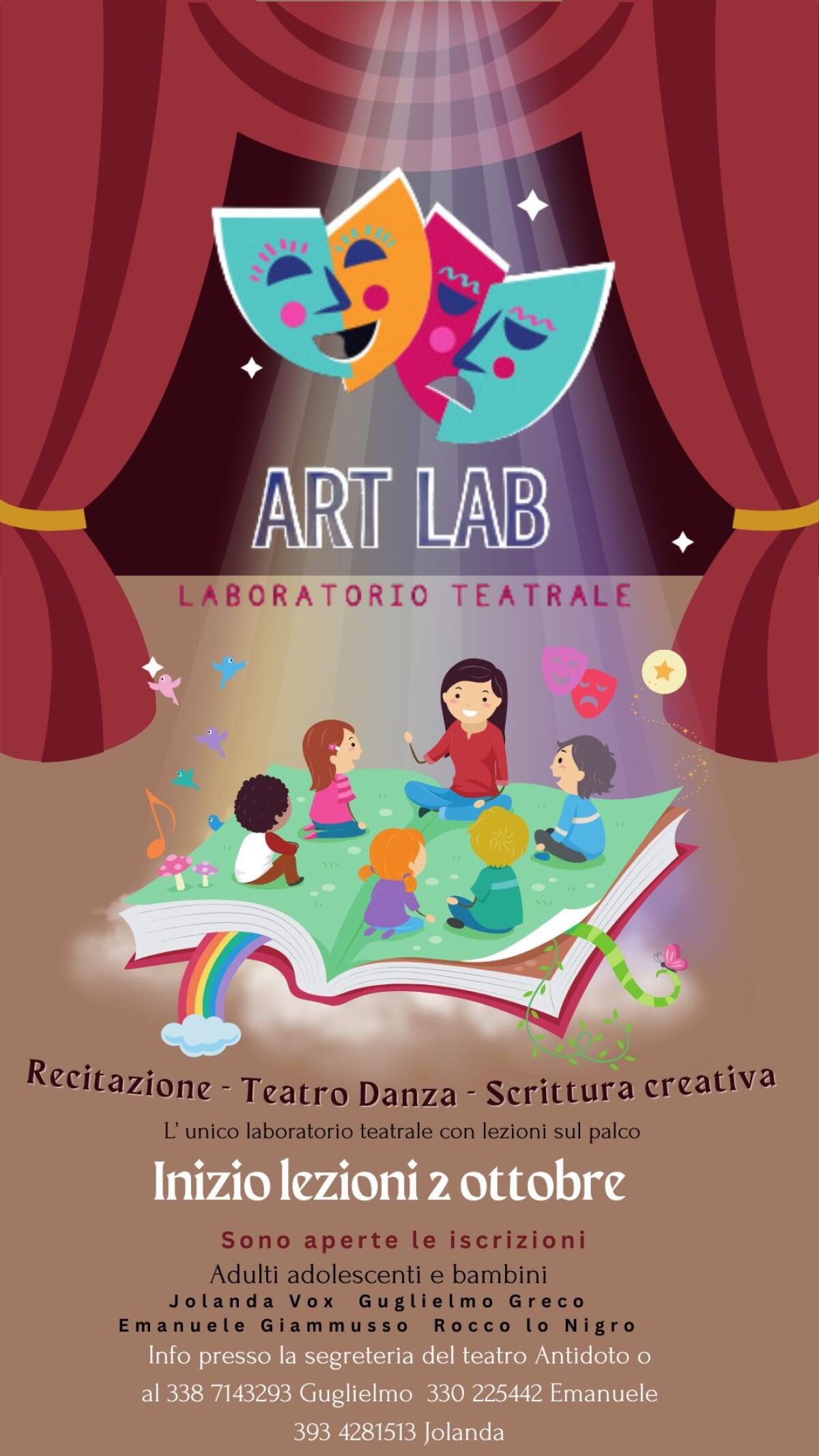 Nasce la scuola di teatro &#8216;Art Lab - 