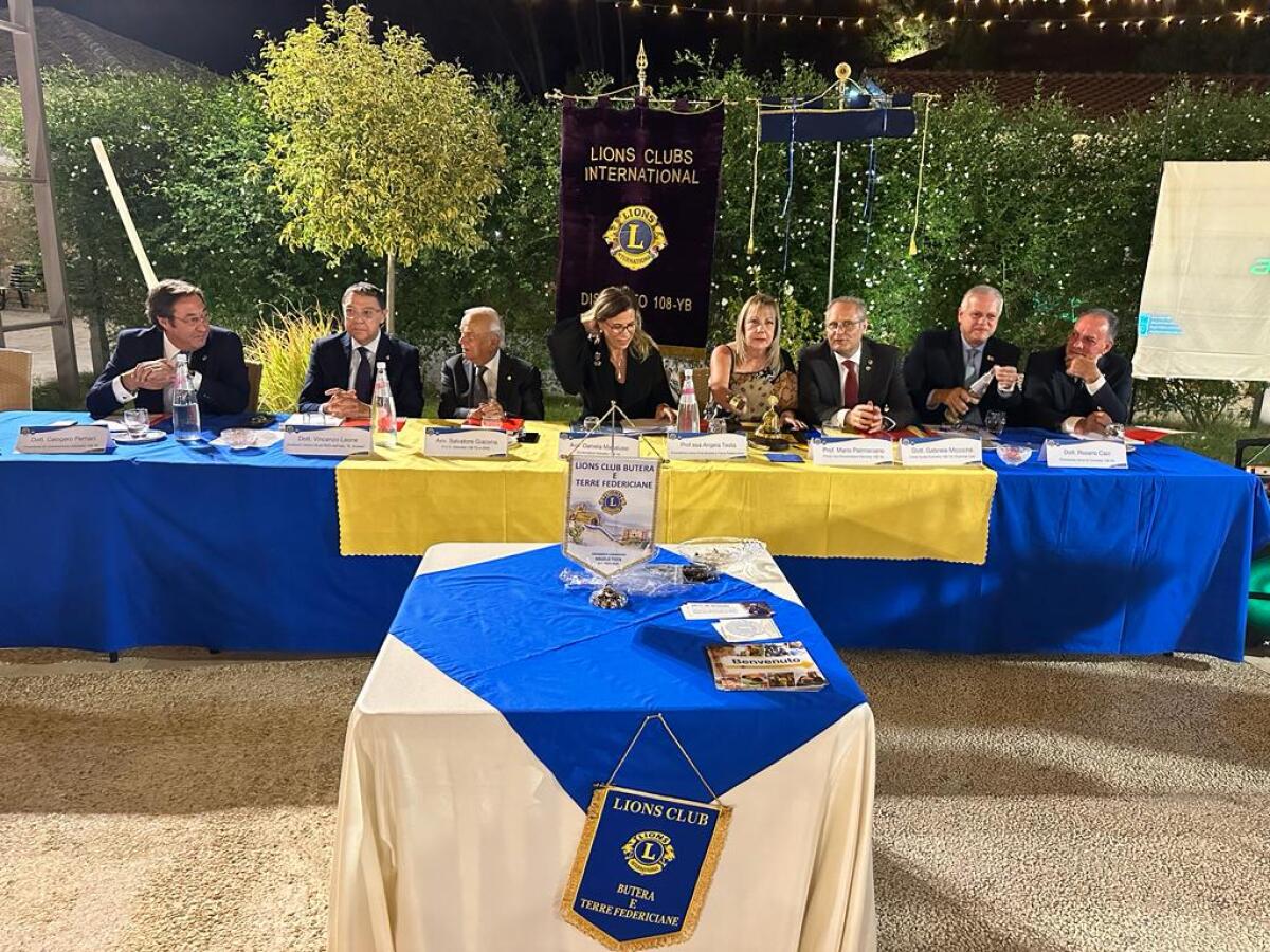 Charter night per il Lions &#8220;Butera e terre federiciane&#8221; - 