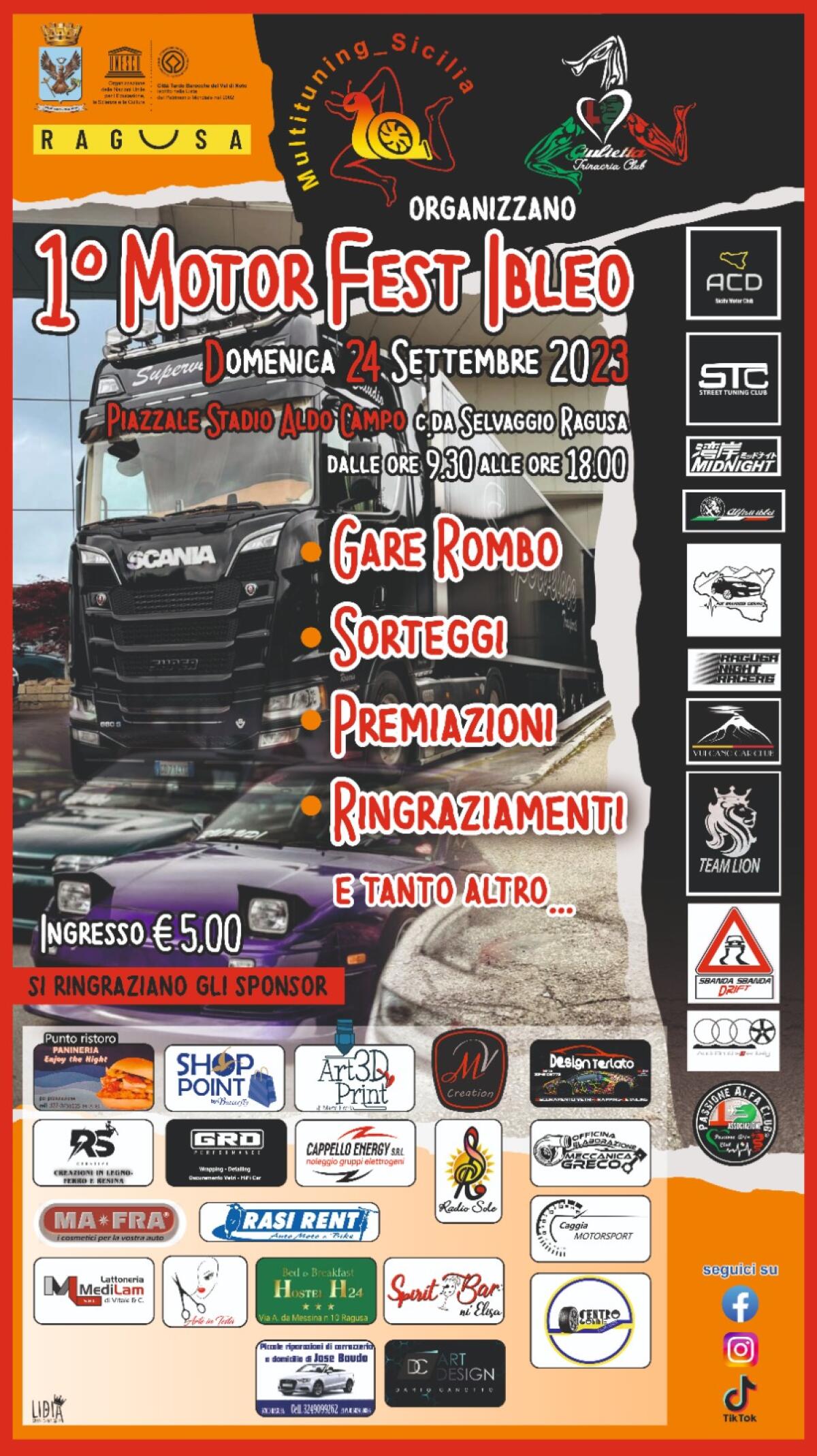 Domenica a Ragusa il “Primo Motor Fest Ibleo” - 