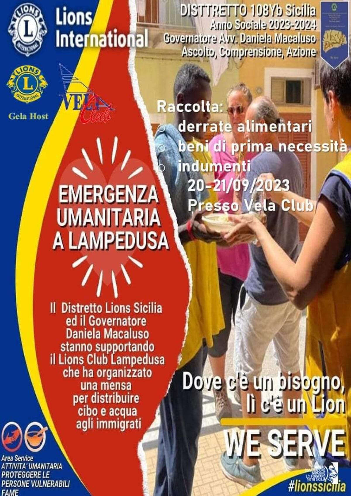 I Lions per l’emergenza migranti - 