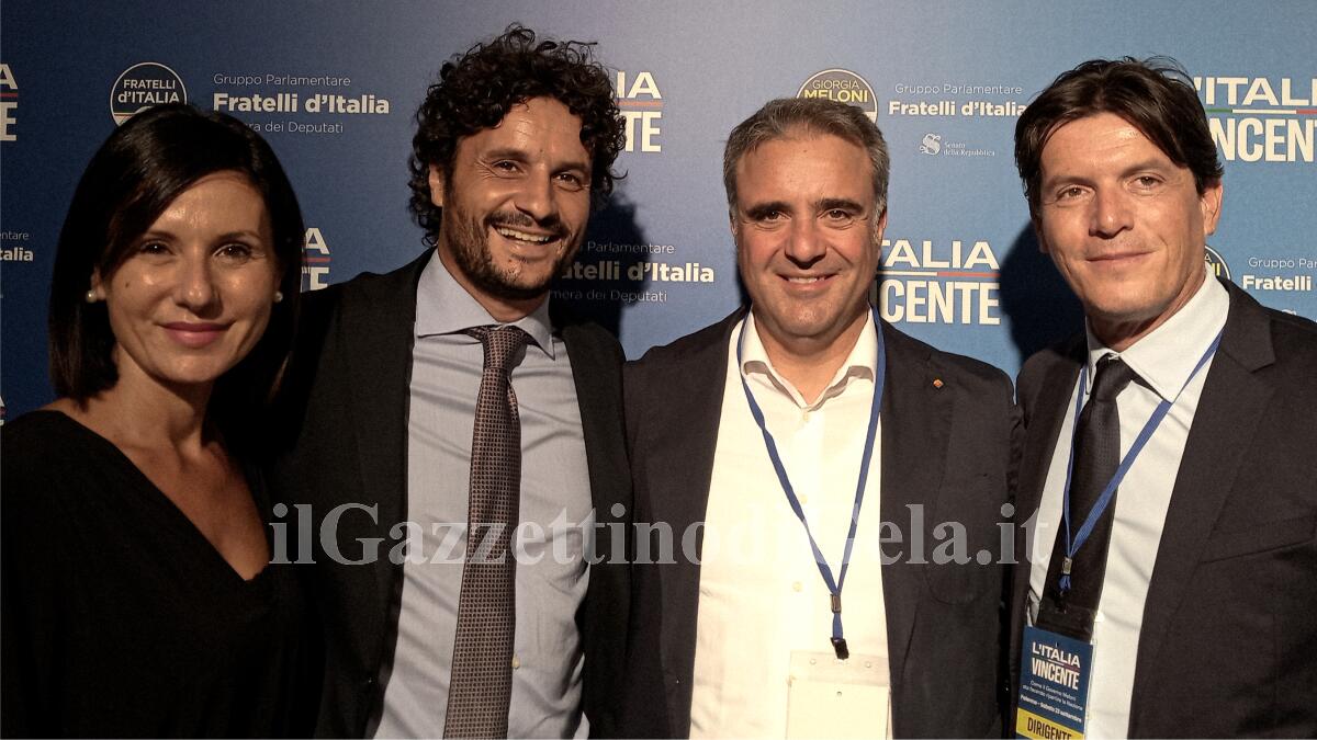 Folta delegazione gelese alla kermesse meloniana “L’Italia vincente” -