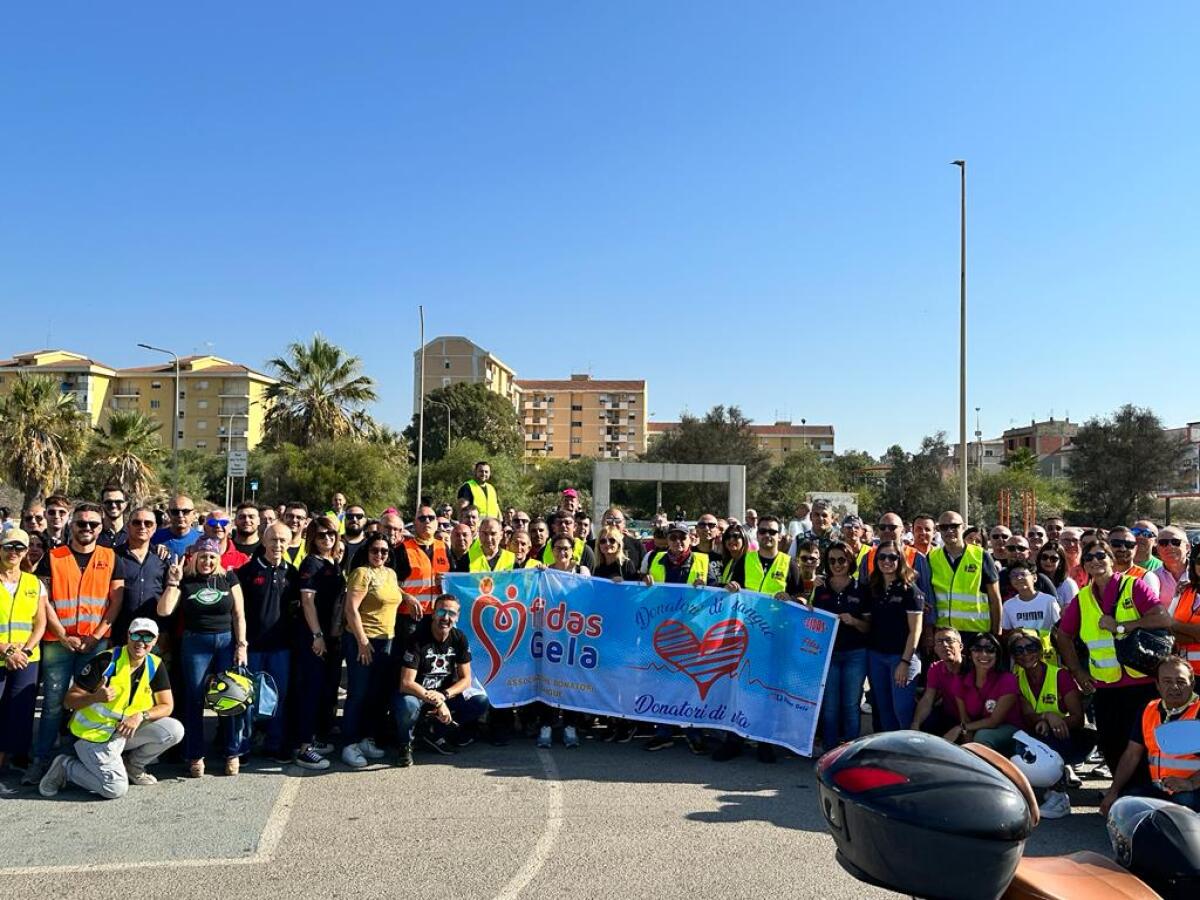Fidas Gela, successo di partecipanti alla terza edizione di “Metti in moto il dono” - 