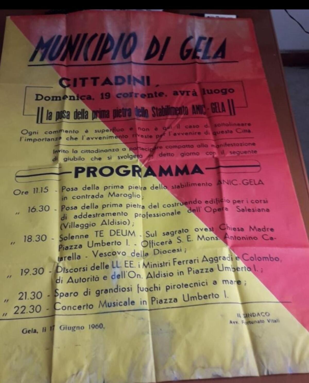 Dai 63 anni della posa della prima pietra dell&#8217;Anic al caso di Macchitella lab - 