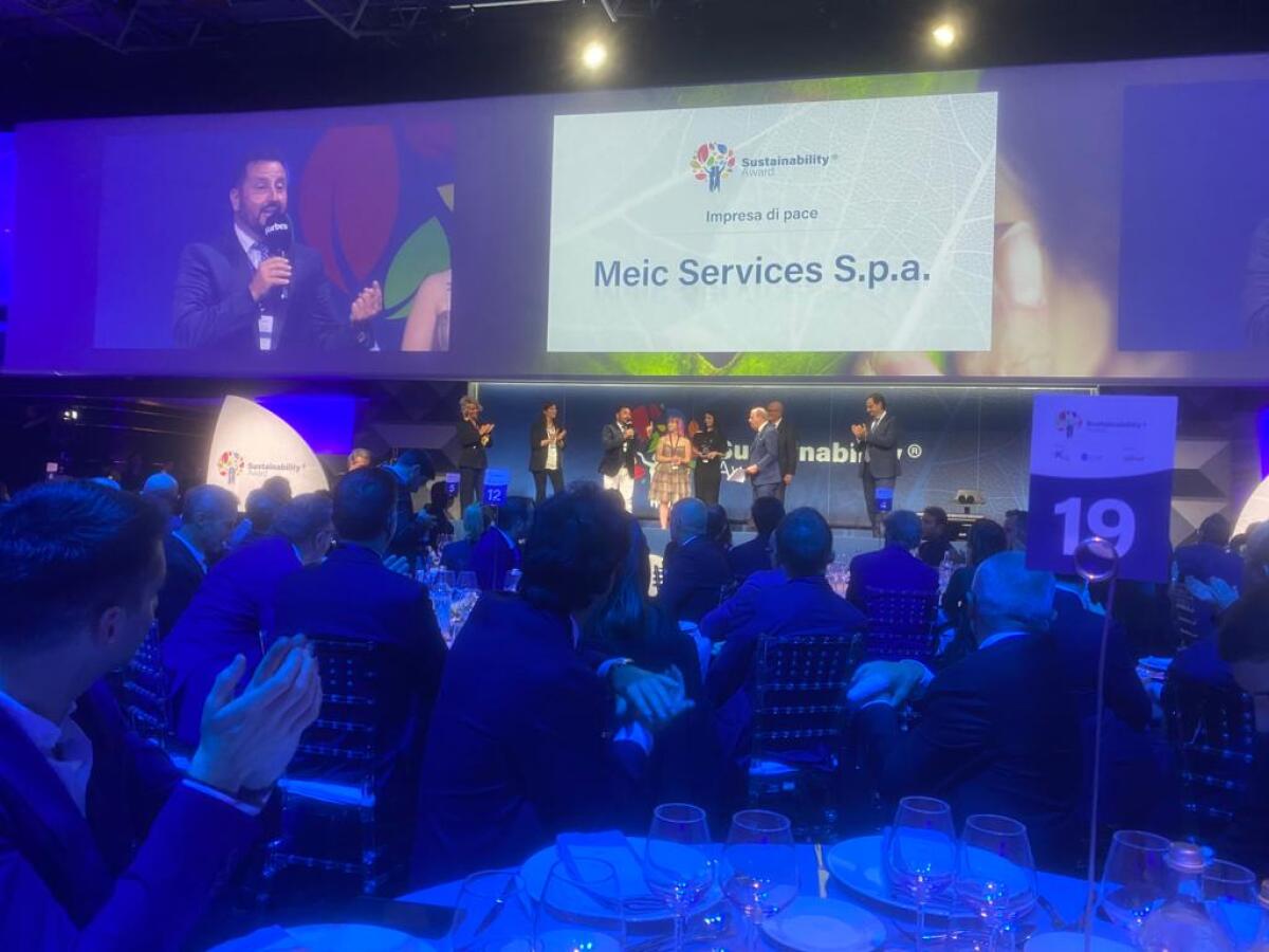 La Società Benefit Meic Services S.p.A. è stata premiata in Piazza Affari, al “Sustanability Award” - 