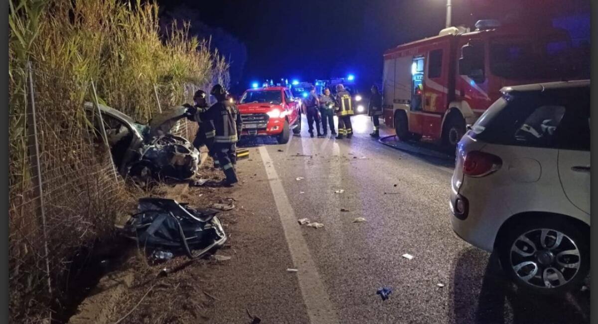 Scontro mortale sulla Sp 85 per Scoglitti -