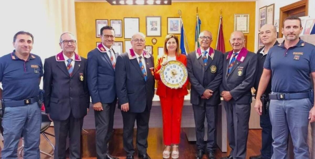 Anps di Gela in visita al Questore - 