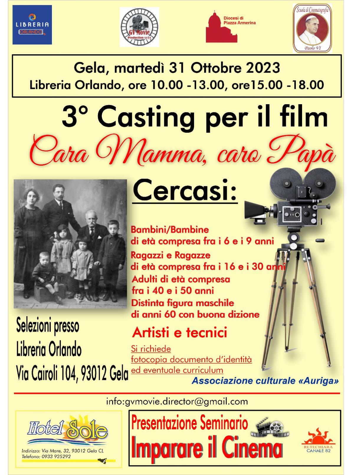 Casting alla libreria Orlando per il nuovo film di Virgadaula - 