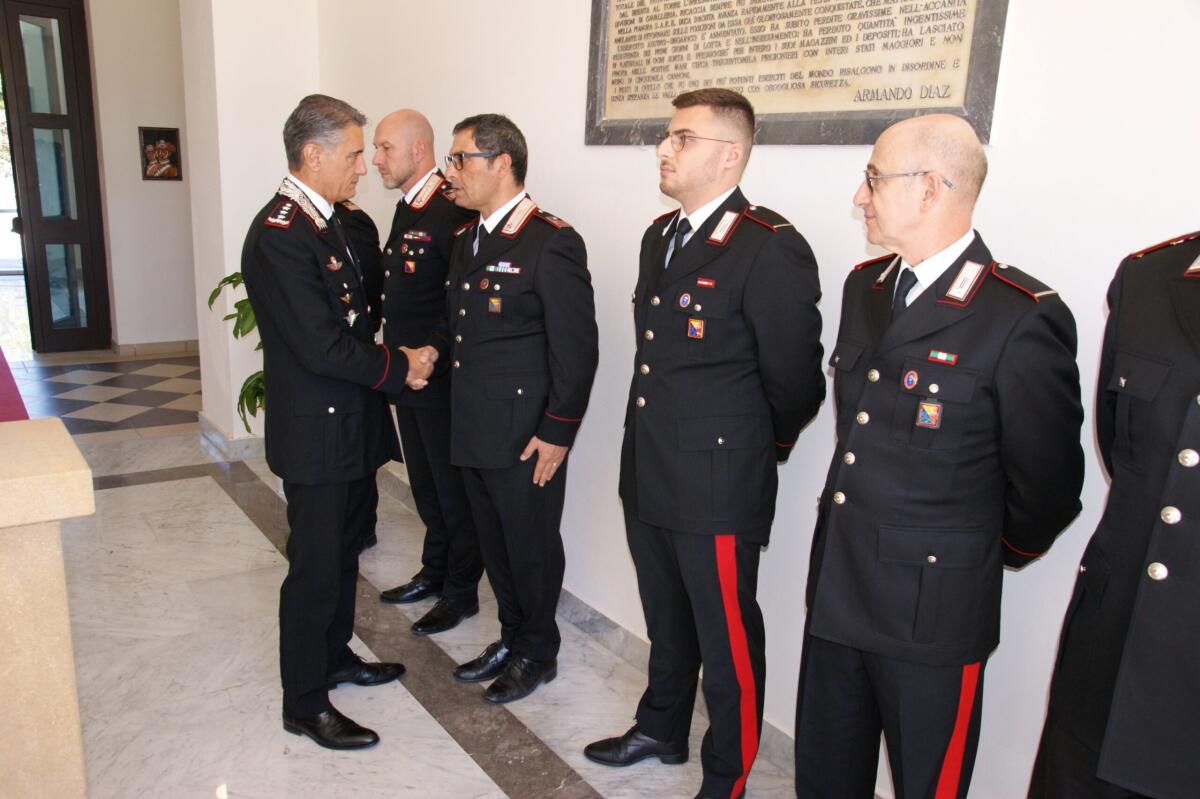 Visita del Generale Truglio al Comando provinciale dei Carabinieri - 