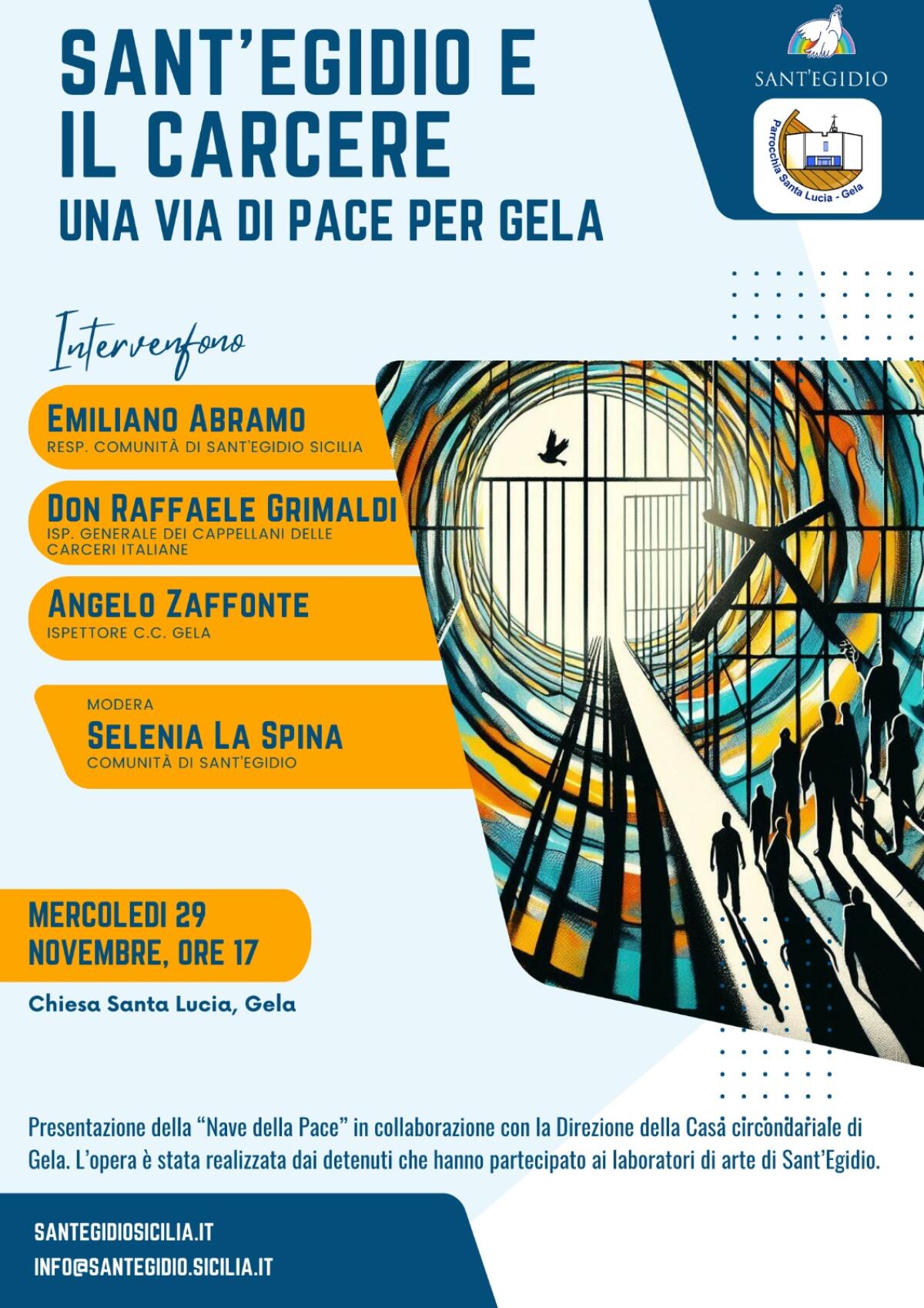 La nave della pace creata dai detenuti di Balate - 