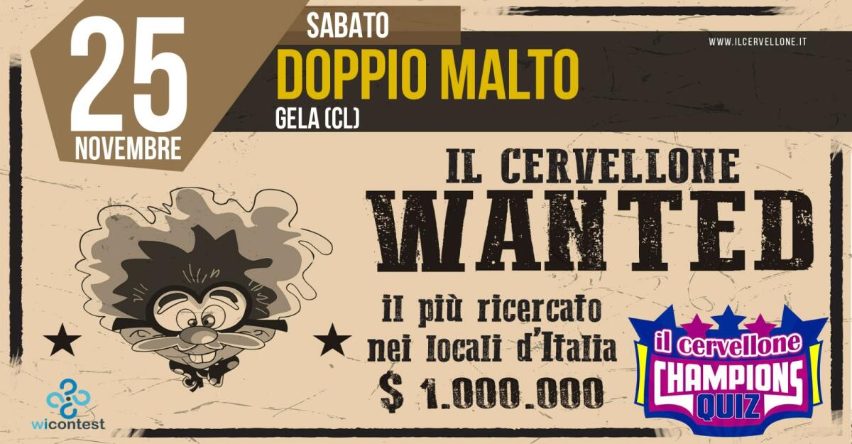 Wicontest cervellone quiz anche questa sera - 