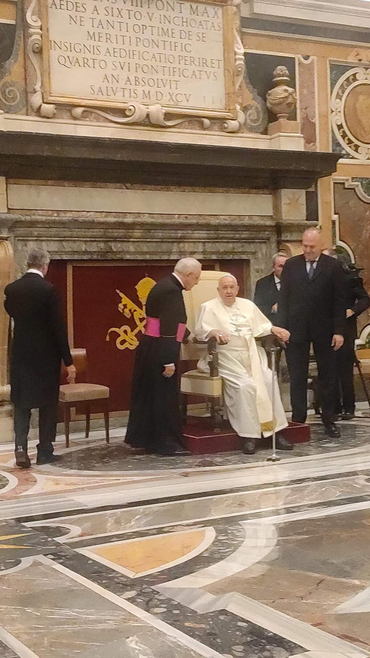 Il Papa sul vescovo Gisana:&#8221;un uomo giusto perseguitato e calunniato&#8221; - 