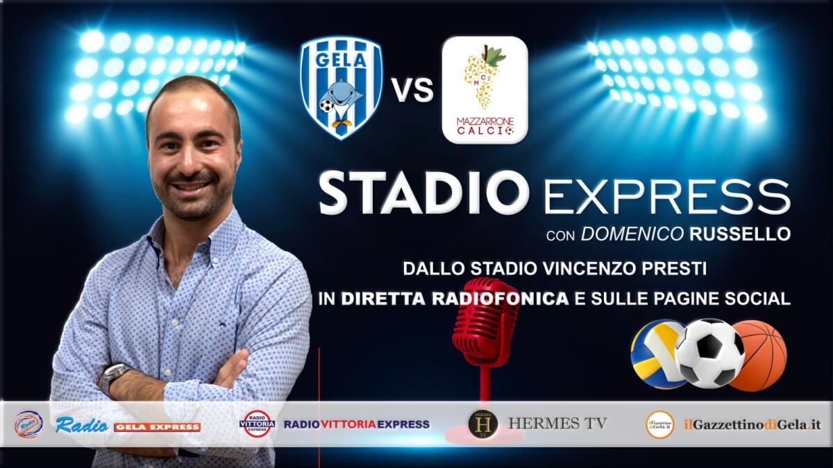 “Stadio Express” domenica dal “Presti” per la radiocronaca di Gela-Mazzarrone -