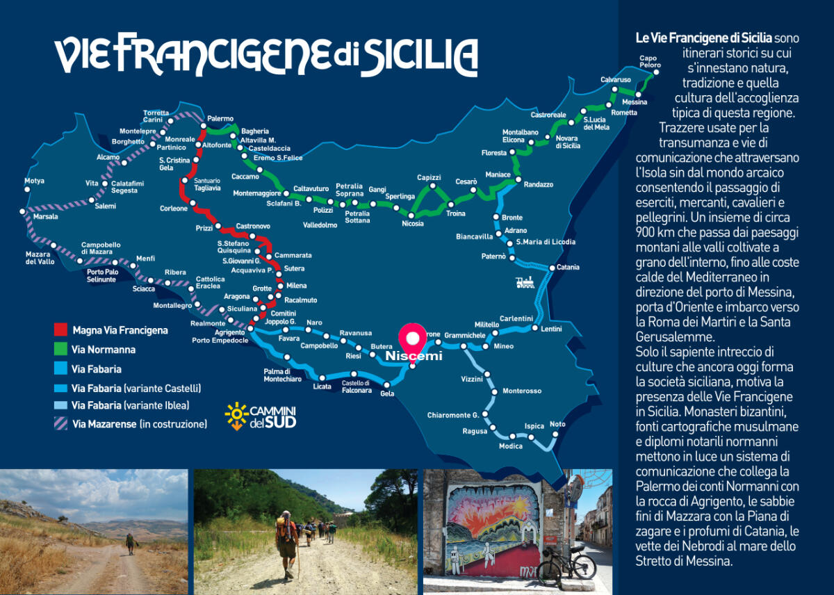 Cammini d’Italia: la via Francigena Fabaria tra le bellezze di Niscemi -