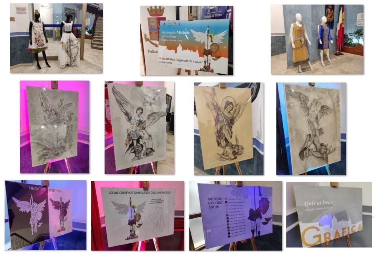 “La rappresentazione di San Michele Arcangelo: dalle tele ai tessuti&#8221; - 