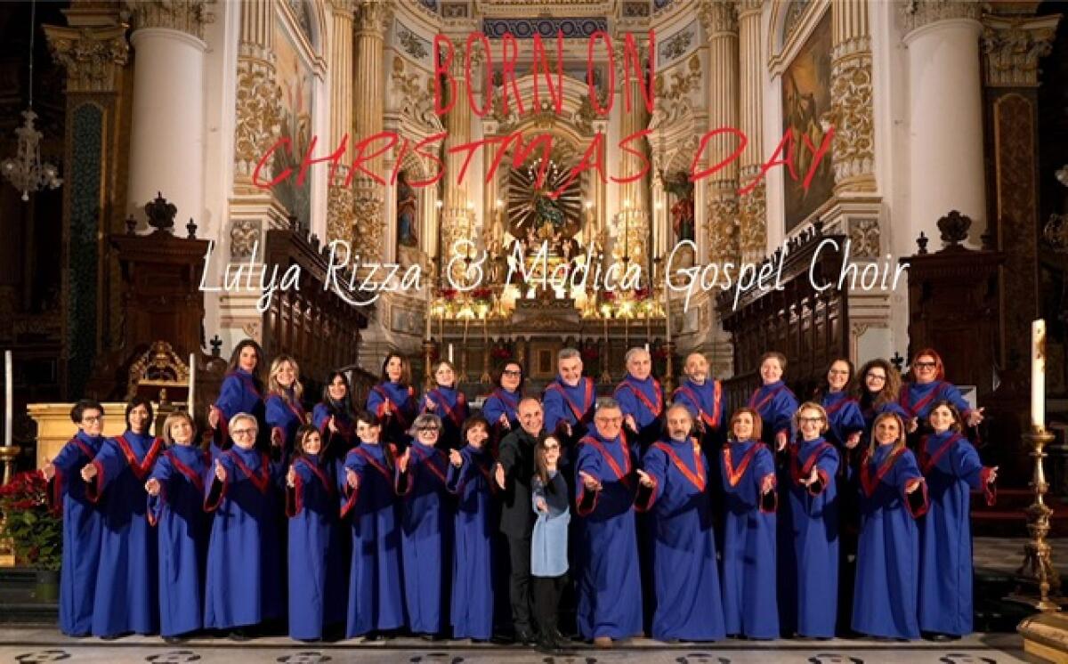 Lulya Rizza e il Modica Gospel Choir presentano “Born on Christmas day” -