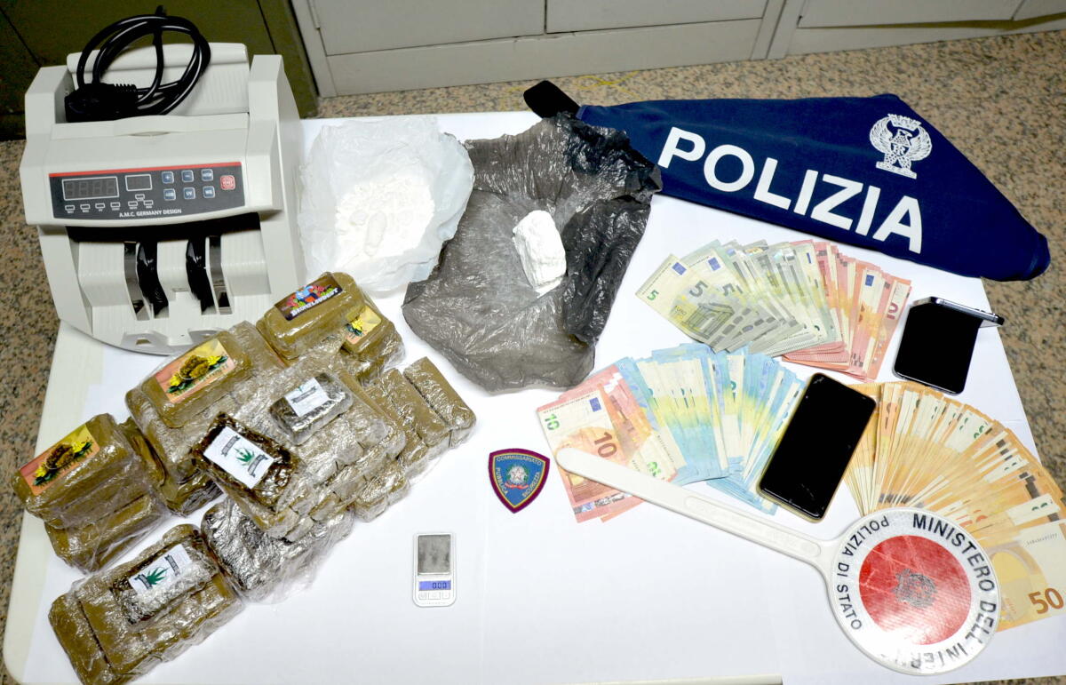 La Polizia arresta un pregiudicato e sequestra 5 Kg di droga - 
