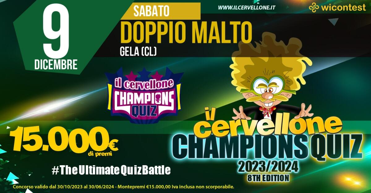 Il sabato sera col ‘Cervellone’… -