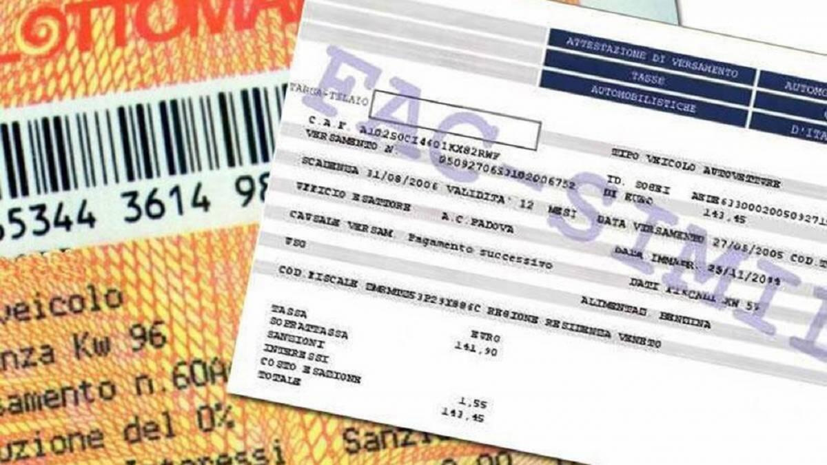 Fino a giugno esenzione sanzioni e interessi per pagamenti bolli arretrati -