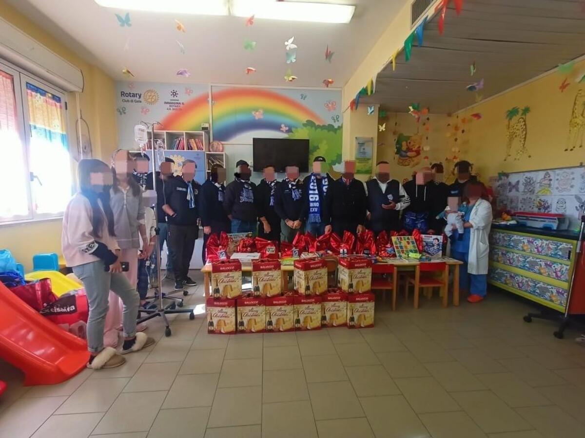 Il cuore degli Indians 91, in ospedale per portare regali e sorrisi ai bambini - 