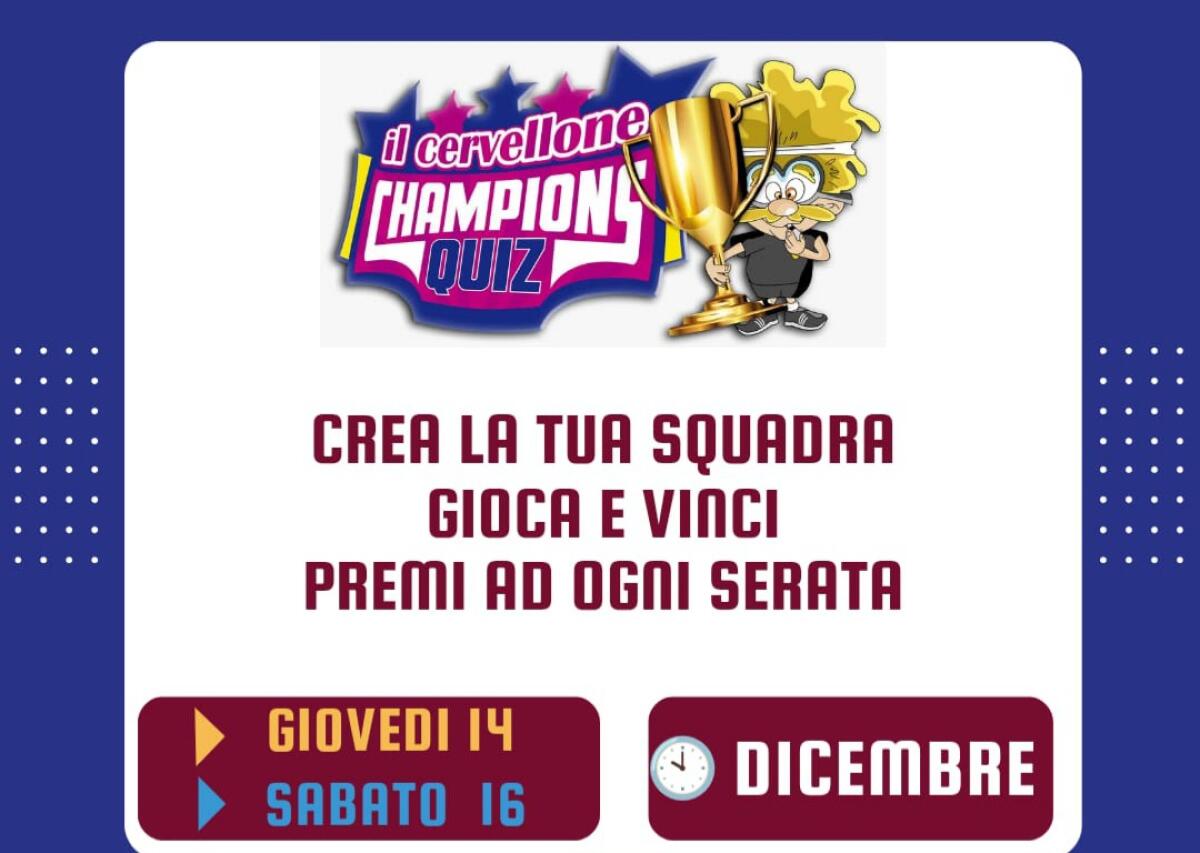Il Cervellone raddoppia con due appuntamenti -