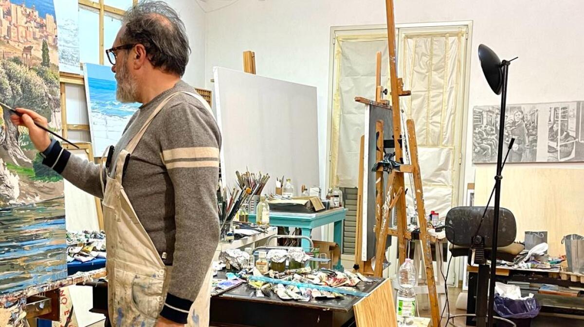Giovanni Iudice realizza il Battesimo di Gesù per la Chiesa Madre di Comiso.L&#8217;originale scomparve 50 anni fa - 