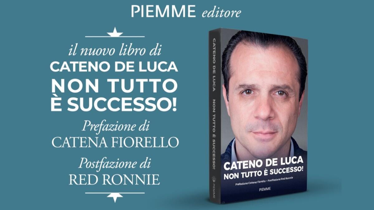 “Non tutto è successo!”, De Luca presenta il suo libro al teatro Eschilo - 
