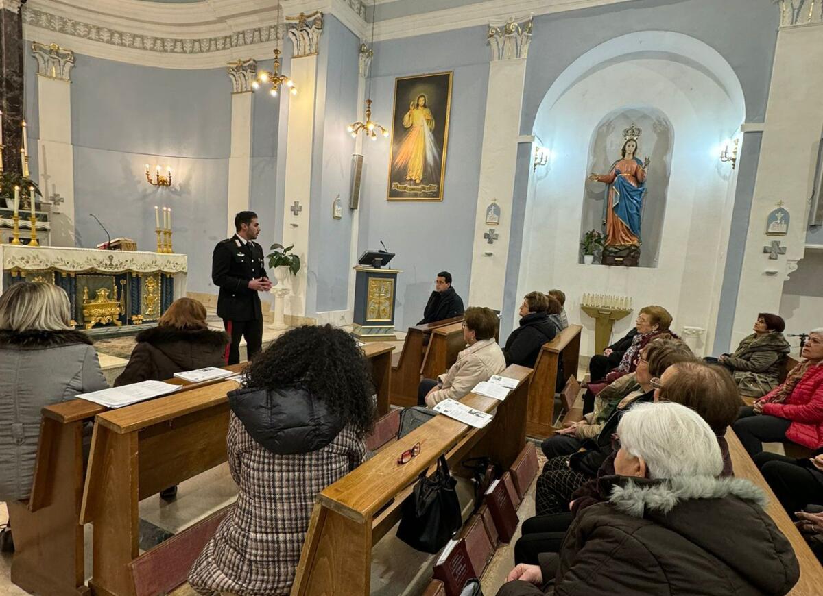 Incontri dei Carabinieri di Caltanissetta per la prevenzione contro le “truffe” - 