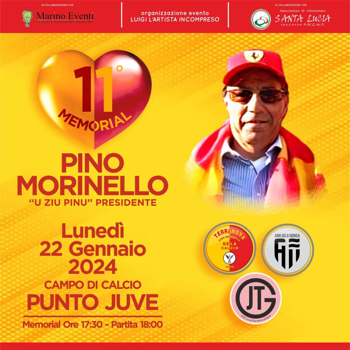 Torna il Memorial Pino Morinello - 