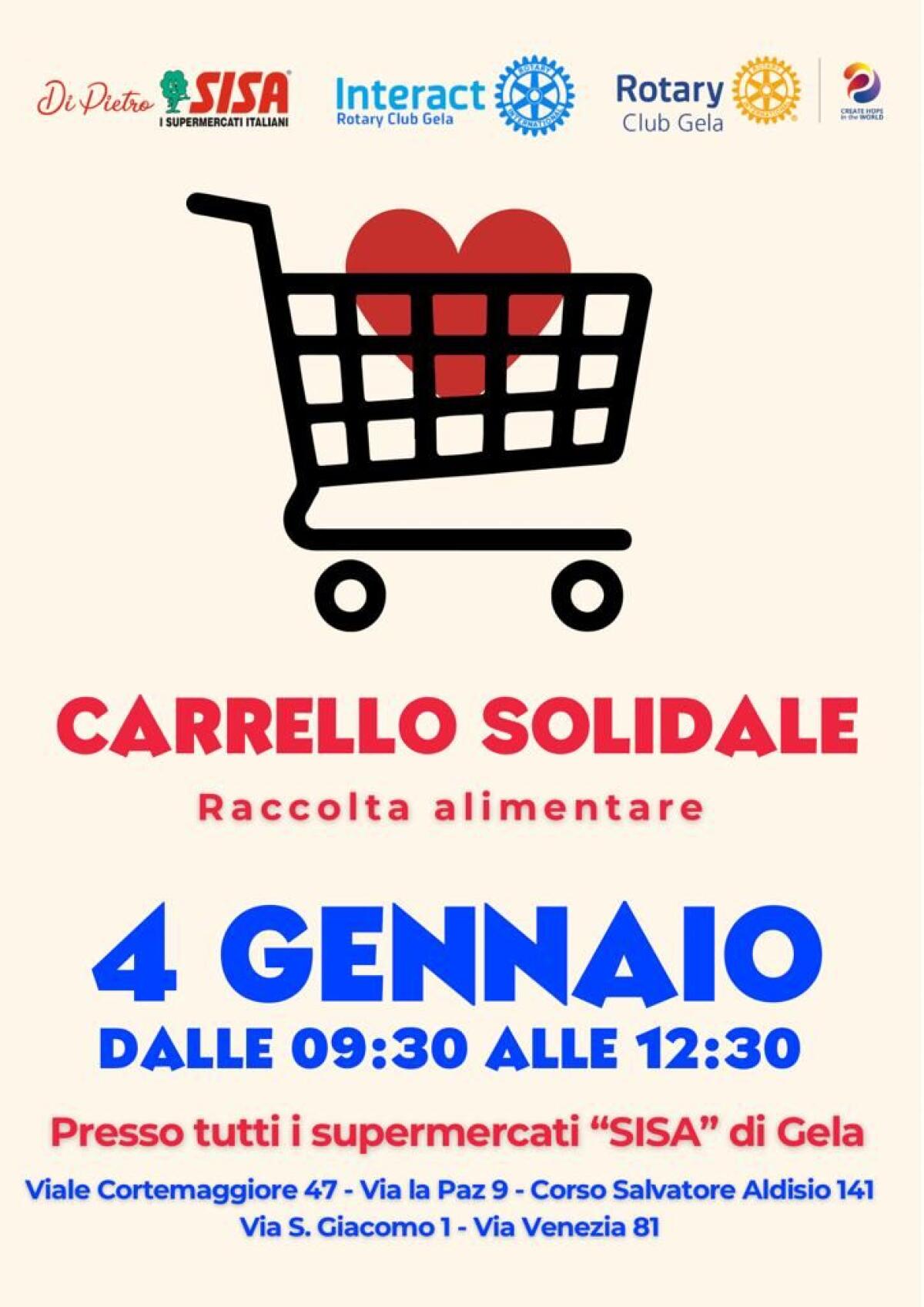 Rotary: domani l’iniziativa Carrello solidale - 