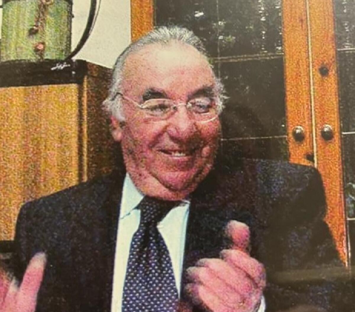 Morte Vincenzo Capici, il cordoglio del Sindaco Greco - 