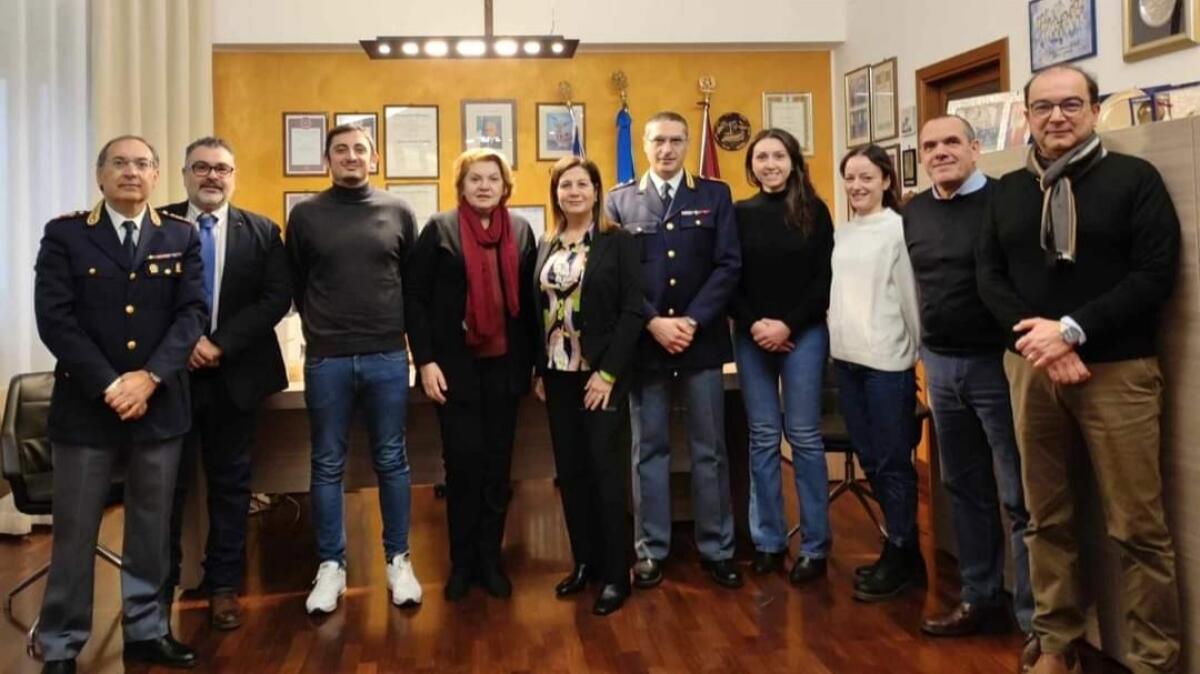 L’Europarlamentare Caterina Chinnici in visita alla Questura -