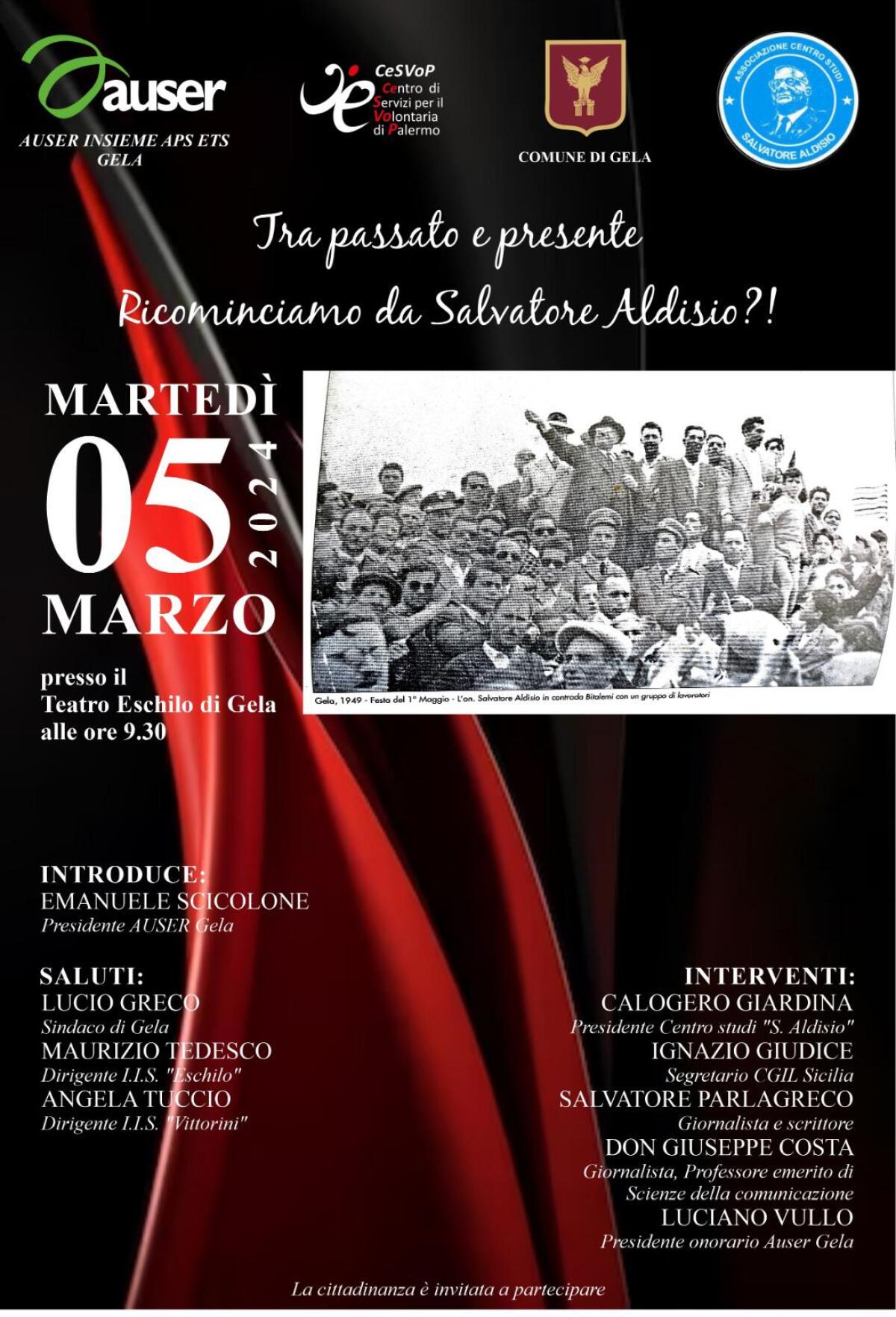 Tra passato e presente. Ricominciamo da Salvatore Aldisio? - 