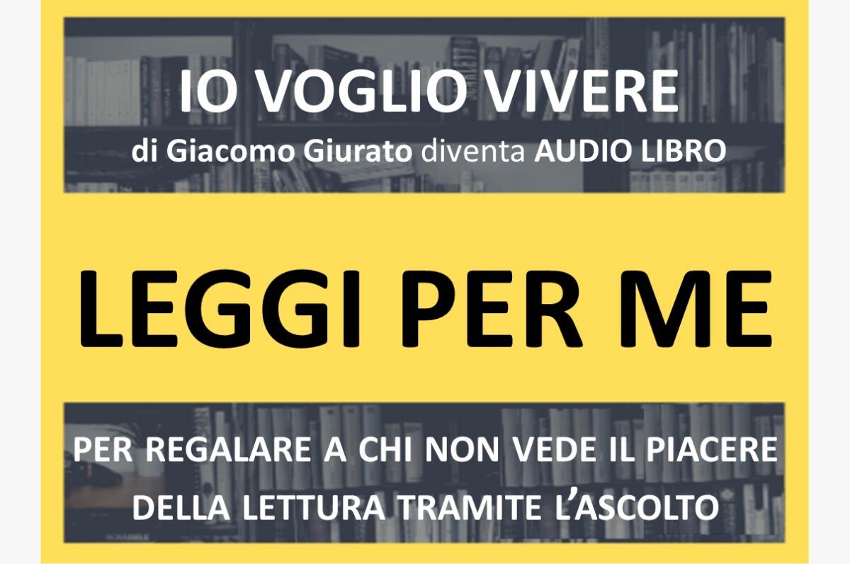 ‘Leggi per me’: audiolibro per parlare di dono - 