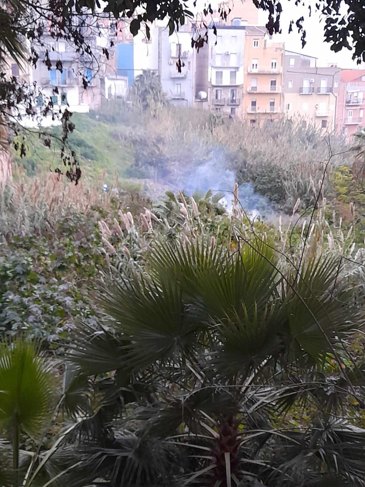 Incendio all&#8217;Orto Pasqualello - 