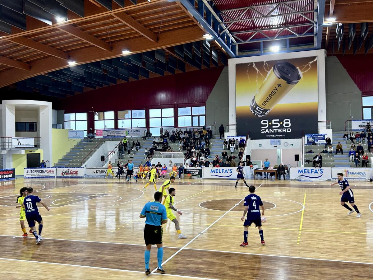 Nulla da fare per il Gela calcio a 5, la capolista Mazara vince 6-2 al PalaLivatino -