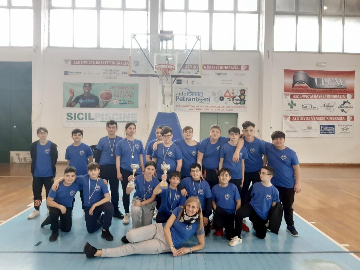 Successo del comprensivo “Gela Butera” ai campionati studenteschi di basket - 