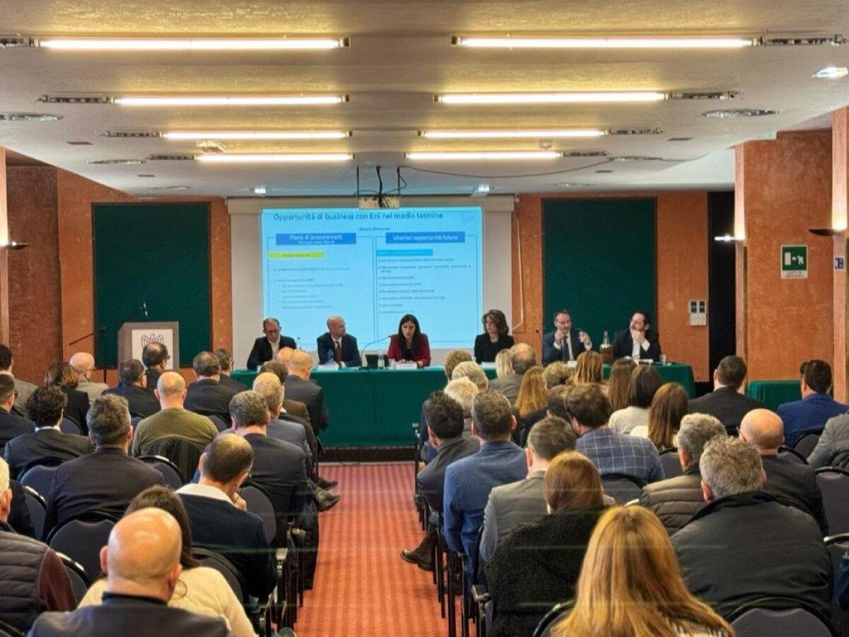 Eni e Sicindustria incontrano le imprese del territorio -
